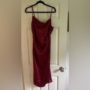 Renamed Burgundy slip dress size medium